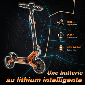 Patinete Eléctrico Urbano RCB D7 con Certificación CE, Motor sin Escobillas de 48V 500W, Aleación de Aluminio Ligera, Impermeable, Plegable, Carga de 150 kg, 45 km/h - Product Image 6