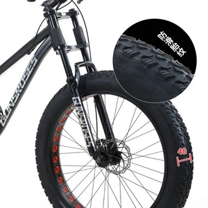 Vélo de montagne 26 pouces avec pneus larges de 4,0 pouces, fourche à suspension, tout-terrain, pour la neige, pour hommes adultes - Product Image 1