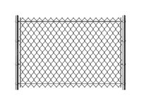 Valla de Alambre Galvanizado Ecológica con Borde Ondulado para Seguridad del Hogar, Precio de Fábrica, Gran Venta