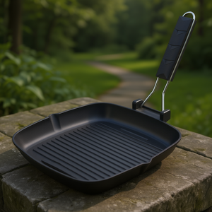 กระทะอลูมิเนียมเคลือบกันติด (26x26 ซม.) DIETIGRILL INDUCTION สีดำ 05500260 - Product Image 3