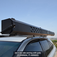Auvent rétractable pour toit de véhicule, camping-car, voiture, extérieur, tente 270 degrés, 4x4, tente de toit pour voiture