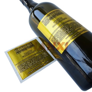 Etichette in Alluminio Stampate Personalizzate Autoadesive Goffrate Riciclabili <span class=keywords><strong>per</strong></span> <span class=keywords><strong>Bottiglie</strong></span> di <span class=keywords><strong>Vino</strong></span> Rosso e Profumo - Product Image 6
