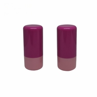 Yuecai Contenant vide en plastique en forme de capsule, rechargeable par le haut et à mécanisme rotatif, 6g, pour déodorant, blush et fond de teint, emballage cosmétique