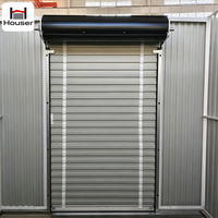 Porte enroulable manuelle en acier pour unité de stockage, porte de conteneur de transport, porte de conteneur de stockage portable