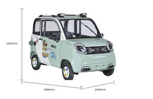 Coche Eléctrico Mini de 1000W Más Vendido en 2025, Dos Puertas, 4 Asientos, Volante a la Derecha, Baja Velocidad, Vehículo de Nueva Energía, Faros LED, Pantalla Táctil - Product Image 3