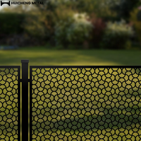 Clôture de jardin extérieure découpée au laser, écologique, en alliage d'aluminium thermolaqué, taille personnalisée, pour villa, vente en gros en Australie