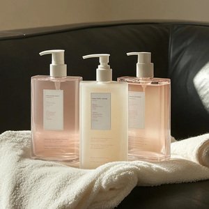 Rechargeable 10oz 16oz Plat Carré PET PCR Bouteille Bouteille De Lotion Pour Le Corps Avec Pompe De <span class=keywords><strong>Gel</strong></span> <span class=keywords><strong>Douche</strong></span> Avec Étiquette Personnalisée - Product Image 4