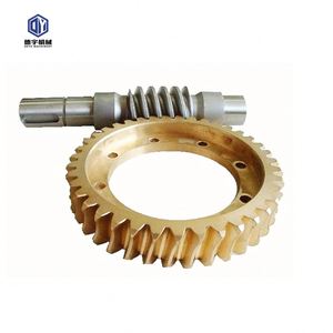 Engranaje helicoidal de bronce grande de cabeza múltiple personalizado Precio de módulo grande de fábrica de engranajes - Product Image 3