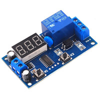 DC 12V minuterie relais interrupteur de commande de temps déclencheur carte de synchronisation module de relais de Protection de tension Module de relais de temporisation LED numérique