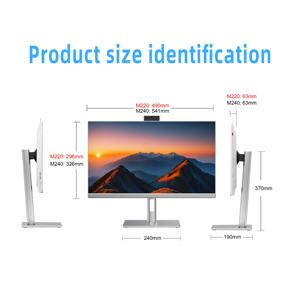 <span class=keywords><strong>Ordinateur</strong></span> de bureau tout-en-un OEM ODM 23.8 pouces AIO Gaming PC I3 I5 I7 avec écran LCD et WiFi pour les joueurs - Product Image 2