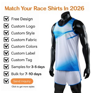 Uniforme de Atletismo de Sublimación Completa para Carreras, Maratón, Deportes, Equipos, Clubes Deportivos, Competencia y Entrenamiento - Product Image 3