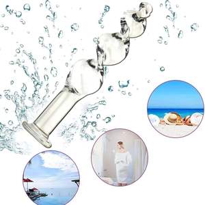 BDSM steker <span class=keywords><strong>Anal</strong></span> kaca Fetish mainan seks untuk wanita sisipan Vagina <span class=keywords><strong>Anal</strong></span> Stimulator kristal Buttplug untuk pijat prostat Vagina - Product Image 4