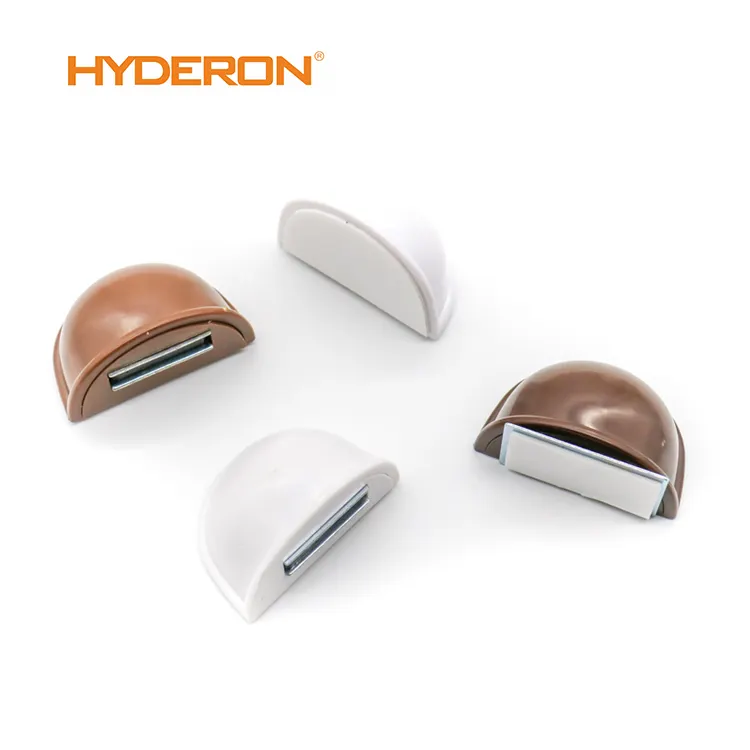 Hyderon Ground Door Stop Magnet Door Stopper Wall Protector Floor Mounted Magnetic Door Stopper For Buffer Protection