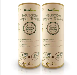 ผ้าเช็ดทำความสะอาดจากใยไผ่แบบใช้แล้วทิ้ง ย่อยสลายได้ ซักได้ ใช้ได้หลายอย่าง ผ้าเช็ดครัว ผ้าทำความสะอาดจากใยไผ่ - Product Image 1