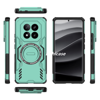 Couverture arrière de Dissipation thermique de charge sans fil magnétique Lichicase pour Redmi Note 15 15 Pro 15 Pro Plus Armor Case
