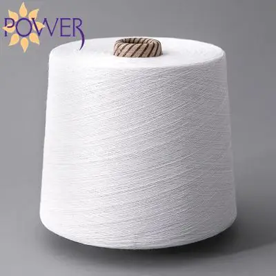 China Wholesale 40s/1 100% Polyester Spun Yarn Knitting for Garment Sewing and Weaving