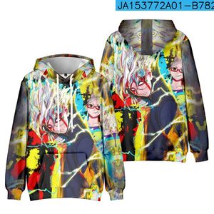 Sweat à capuche Anime pour adultes Dan Dan Dan, sweat-shirts pour hommes avec imprimé Okarun Momo Turbo Granny, vêtements de cosplay Anime, pull oversize - Product Image 3