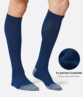 Chaussettes de softball personnalisées Chaussettes de compression pour hommes Chaussettes de sport tubulaires à hauteur du genou sur le mollet