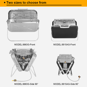 Mini <span class=keywords><strong>valise</strong></span> commerciale <span class=keywords><strong>barbecue</strong></span> commercial Camping extérieur pliant <span class=keywords><strong>Barbecue</strong></span> en acier inoxydable grils de <span class=keywords><strong>barbecue</strong></span> à <span class=keywords><strong>gaz</strong></span> portables - Product Image 5