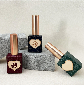 Flacon en verre et couvercle en plastique doré de 10ml, 12ml, 15ml, flacon de vernis à ongles en gel uv de couleur rose - Product Image 5