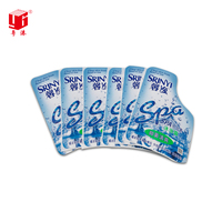 Etiquetas Adhesivas de Vinilo con Código de Barras Impresas con Logotipo Irregular Personalizado para Botellas de Jugo y Té, Etiquetas para Envases de Bebidas