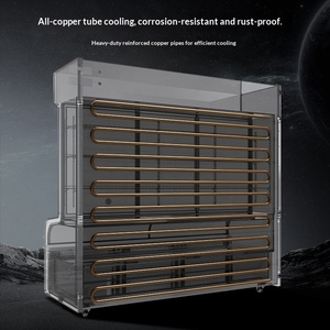 Equipo de Refrigeración de Doble Temperatura para Restaurantes Comerciales YINZHENG, Refrigerador Exhibidor de Frutas y <span class=keywords><strong>Verduras</strong></span> con Estantes - Product Image 4