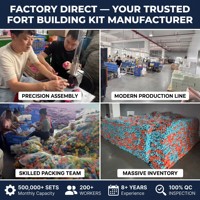 Kit de Construcción de Fortines STEM para Niños, 168 Piezas, Carpa de Juego de Construcción de ABS para Niños y Niñas, Venta al Por Mayor