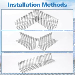 Kit de Malla para Paneles Solares CE - 4 Pulgadas, 1.5 mm, Recubierta de PVC, Bloqueador de Aves para Palomas y Gorriones con Alambre de Protección y 80 Clips en <span class=keywords><strong>C</strong></span> - Product Image 5