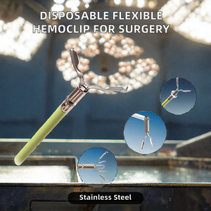 Hemoclip Endoscópico Manual Desechable de Acero Inoxidable, Flexible y Giratorio, para Cirugía del Tracto Digestivo, de SurgiRight, en Oferta - Product Image 2