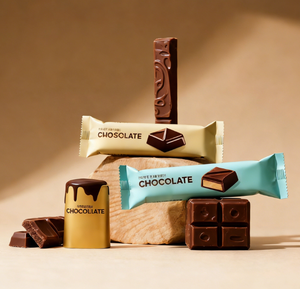 Bolsas de Embalaje Personalizadas de Papel de Aluminio para Barras de Proteína, Bolsas de Grado Alimenticio para Envasar Barras de Chocolate/Cereales/Nueces, Bolsas Pequeñas de Plástico - Product Image 6