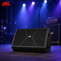 Enceinte de monitoring de scène passive JSL 15 pouces, enceinte de sol, enceinte PA pour concerts de groupes live, DJ, système de sonorisation