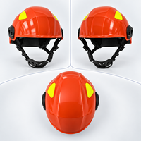 Casque de sauvetage pour pompier en fibre de carbone avec amortisseur EPS, réglable 53-63 cm, conforme XF 633-2006