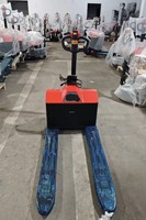 Chariot transpalette électrique autoporté 2 tonnes CBD20-A2BZ3S-1 avec moteur AC et roues en PU, certifié CE, équipement d'entrepôt - Vente Flash