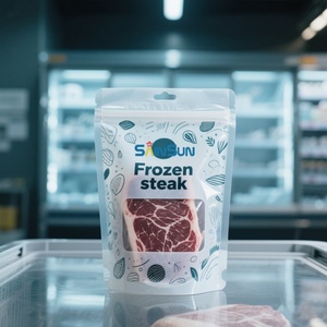Frozen Dumpling Packaging <b>Bag</b> With Window Frozen Food Storage Plastic <b>Vacuum</b> <b>Bags</b> for Meat Packaging Frozen <b>Bags</b> Packaging - Product Image 1