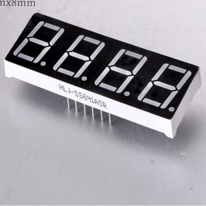 จอแสดงผล LED 4 หลัก ขนาด 0.56 นิ้ว รุ่น 5641, ขั้วบวก/ขั้วลบแบบทั่วไป, แสงสีแดง ขาว น้ำเงิน สำหรับเครื่องมือวัดในอุตสาหกรรม - Product Image 2