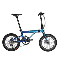 Jueyjava — vélo pliable de petite roue en alliage d'aluminium, bicyclette avec frein à disque de 20 pouces, 9 vitesses, pour hommes et femmes, bicyclette de ville, NEO 2