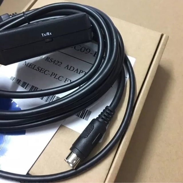 USB-SC09-FX PLC Programming Cable for Mitsubishi MELSEC USB RS422 Adapter Automation Support One-year Warranty Japan Origin