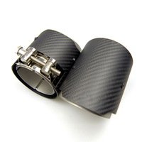 Embout d'échappement en fibre de carbone mate de haute qualité pour BMW F80 F82 F83 F84 F87 M2 M3 M4 M Performance SUS304