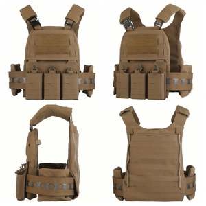 Adjustable Molle Quick Release Tactical <b>Vest</b> Plate Carrier with Triple Magazine Pouch for Outdoor Security CS Combat Training - Product Image 4