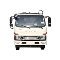 Camion compacteur de déchets JAC 7,5 m³ 4x2, transmission manuelle, moteur diesel, pompe, petit camion de collecte de déchets, Euro 3