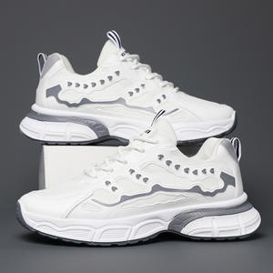 Nouvelles baskets respirantes en maille pour hommes, légères et décontractées, blanches, tendance, polyvalentes, pour le sport et le quotidien - Product Image 2