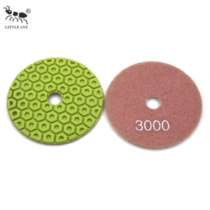 LITTLE ANT Almohadillas de Pulido para Granito, Esponja Roja, Almohadilla Redonda de Lijado para Azulejos de Piso, 4 Pulgadas 100mm - Product Image 4