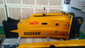 Martillo hidráulico de calidad superior SB 121 Tipo de caja Modelo rojo para excavadoras Motor de núcleo de 28-35 toneladas para actividades de demolición - Product Image 5