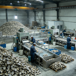 Coquilles d'huîtres naturelles à bord doré de qualité export |   Coquilles à bords dorés nettoyées et polies pour l'approvisionnement professionnel B2B - Product Image 6