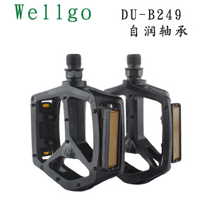 Pédales de vélo de montagne Wellgo Du-B249 en alliage d'aluminium léger avec roulements autolubrifiants pour VTT - Product Image 3
