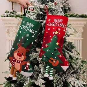 Christmas Stocking Large Stockings Santa Snowman Candy Gift Socks <b>Tree</b> <b>Ornament</b> Decorations for Family Holiday Xmas Party Decor - Product Image 4