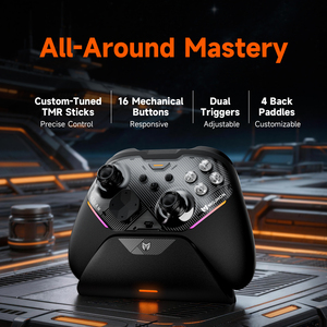 Manette de jeu Mojhon Storm C04 2000Hz TMR Joystick 16 boutons mécaniques Double <span class=keywords><strong>d</strong></span>éclencheur Support de charge PC Switch Android <span class=keywords><strong>IOS</strong></span> - Product Image 2