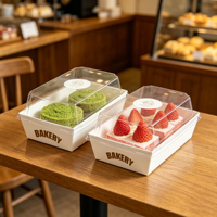 Scatole Personalizzate per Panetteria con Logo Personalizzato, Confezioni per Sandwich e Salumi con Finestra Trasparente