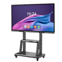 Televisor de ordenador con pantalla táctil todo en uno inteligente interactivo LED de 55 pulgadas para enseñanza educativa para bebés, Escuela de plástico hecha para niños