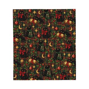 Anpassbare Weihnachtsdekoration Bedruckte Tragbare Polyester-Fleece-Decke für Couch Bett Heimdekoration - Product Image 4